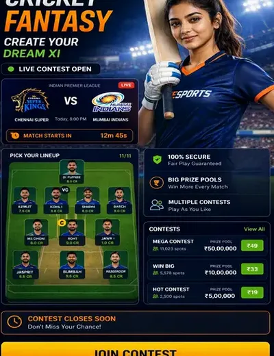 777slotspro (777 slots pro) fantasy cricket & matchday visual 3