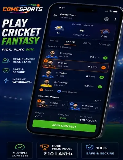 777slotspro (777 slots pro) fantasy cricket & matchday visual 2